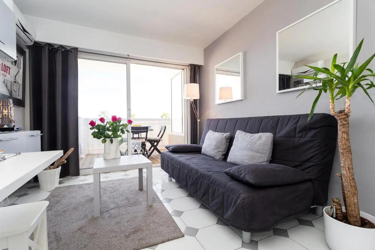 Modern Studio Apt W/Balcony/Port Views/Nr Old Town Antibes Zewnętrze zdjęcie